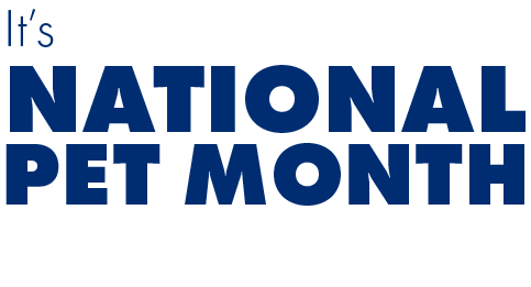 Its National Pet Month Main Header with sloganAsset 5